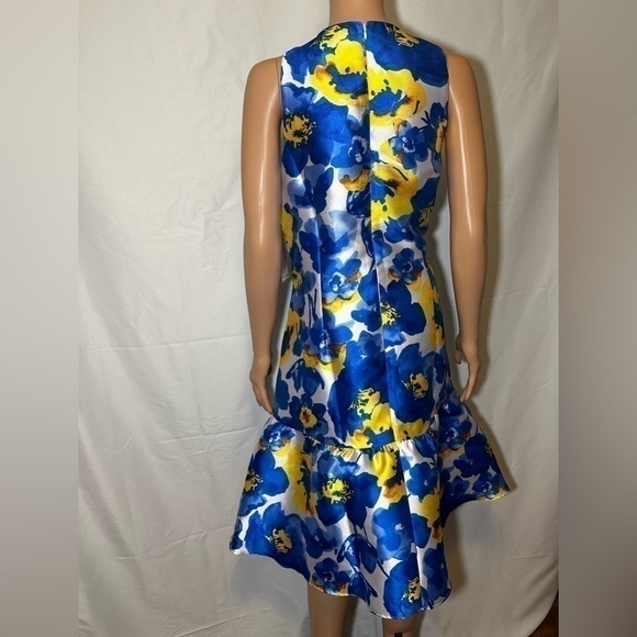 Julia Jordan Monroe Twill Floral Fit & Flare Dress Print Sleeveless Size 14 - Picture 6 of 7